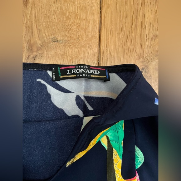 Vintage Leonard Paris print mini skirt - Picture 4 of 5
